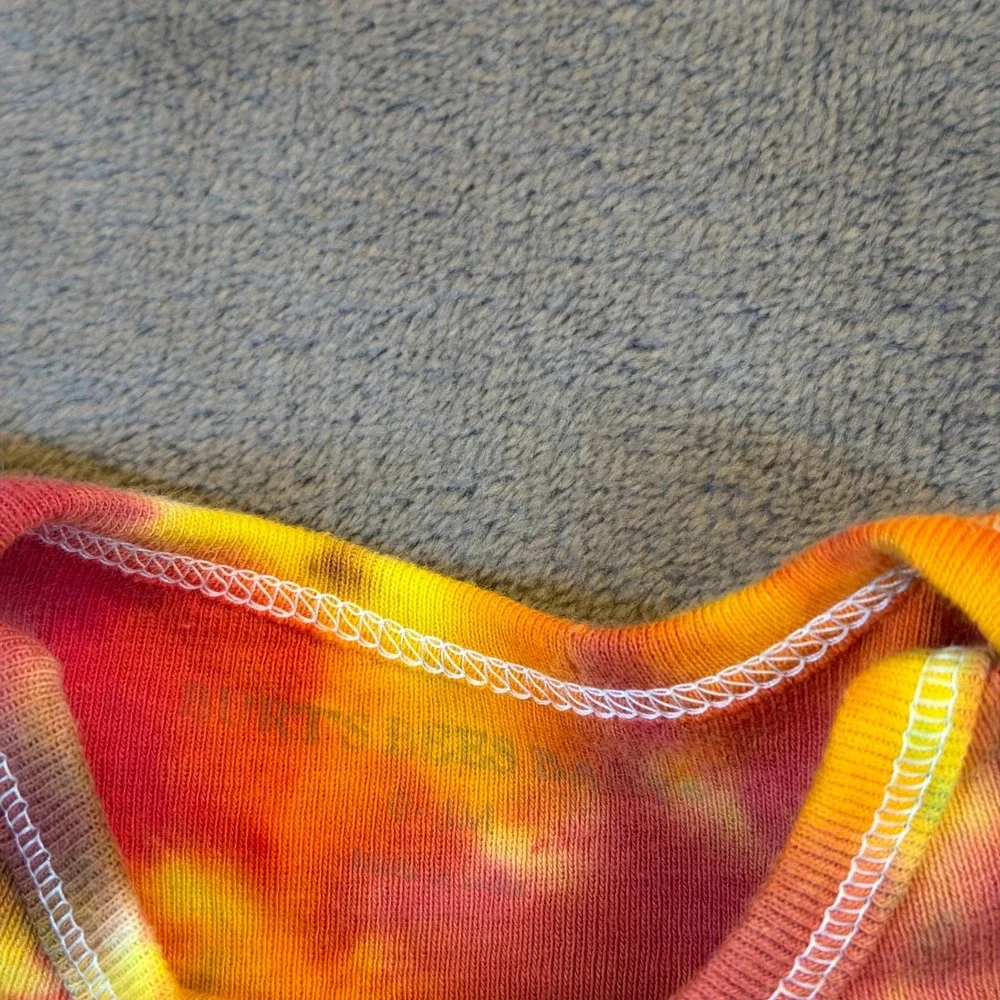 Burts Bees‎ Baby Tie Dye Bodysuit Kids 0-3 Months Multicolor Organic Cotton